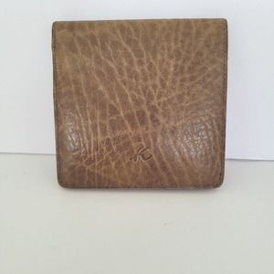 Kitamura Men's Wallet Brown Bifold 4x4 Medium Bill Card Holder Genuine Leather